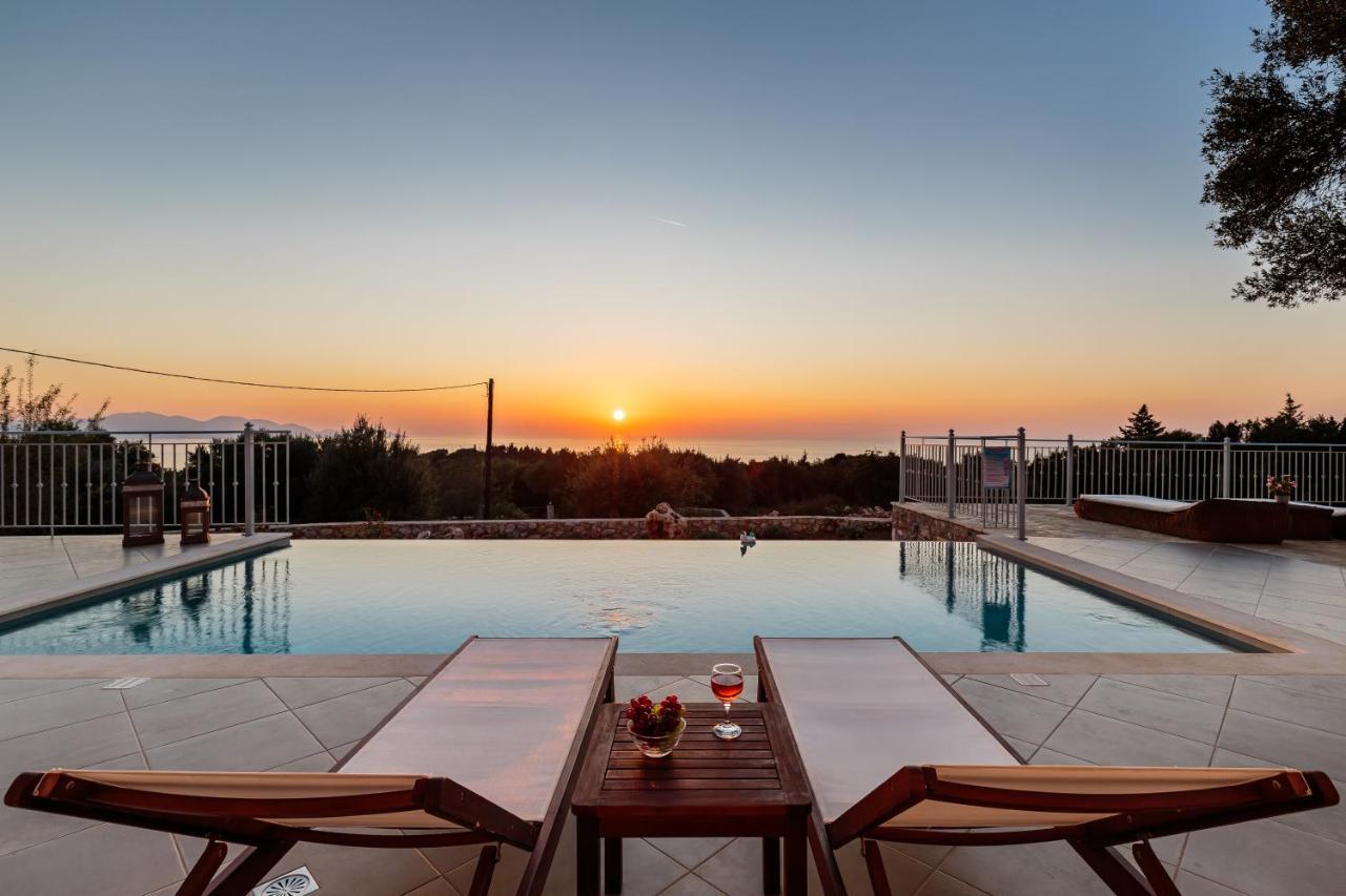 Fiscardo Luxury Stone Villa Alex ,With Sunset View! Fiskardo Exterior foto