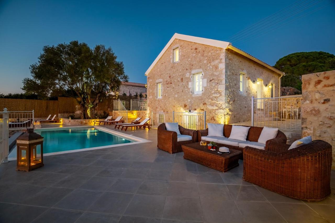 Fiscardo Luxury Stone Villa Alex ,With Sunset View! Fiskardo Exterior foto