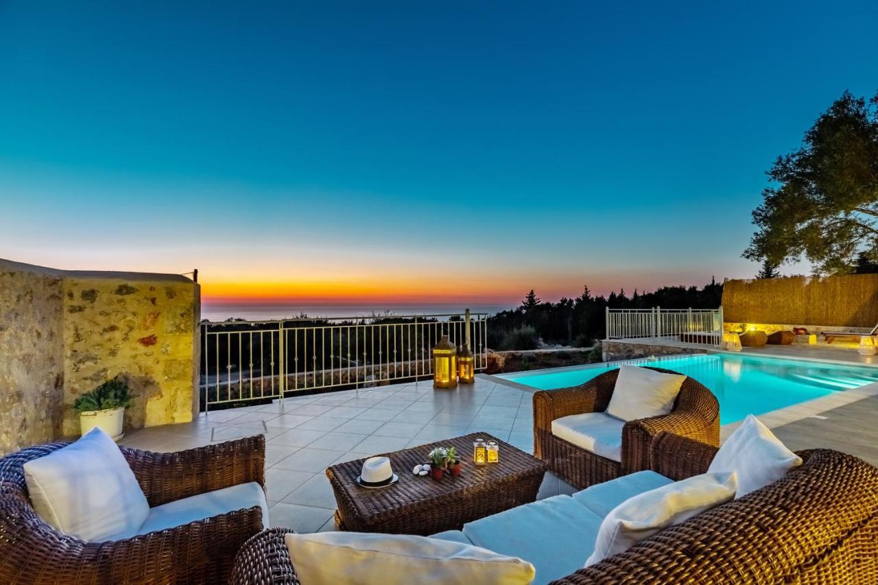 Fiscardo Luxury Stone Villa Alex ,With Sunset View! Fiskardo Exterior foto